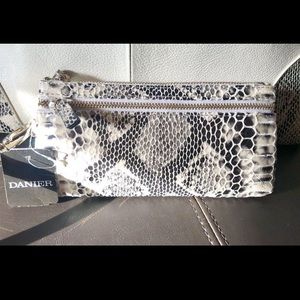 BRAND NEW Snake Skin Danier Leather Wallet